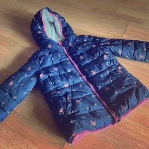 Gap girls floral winter coat